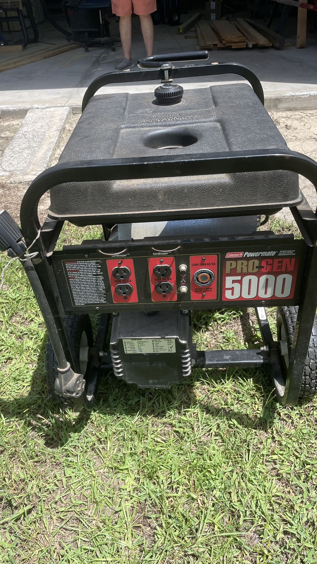 Coleman Powermate Pro Gen 5000