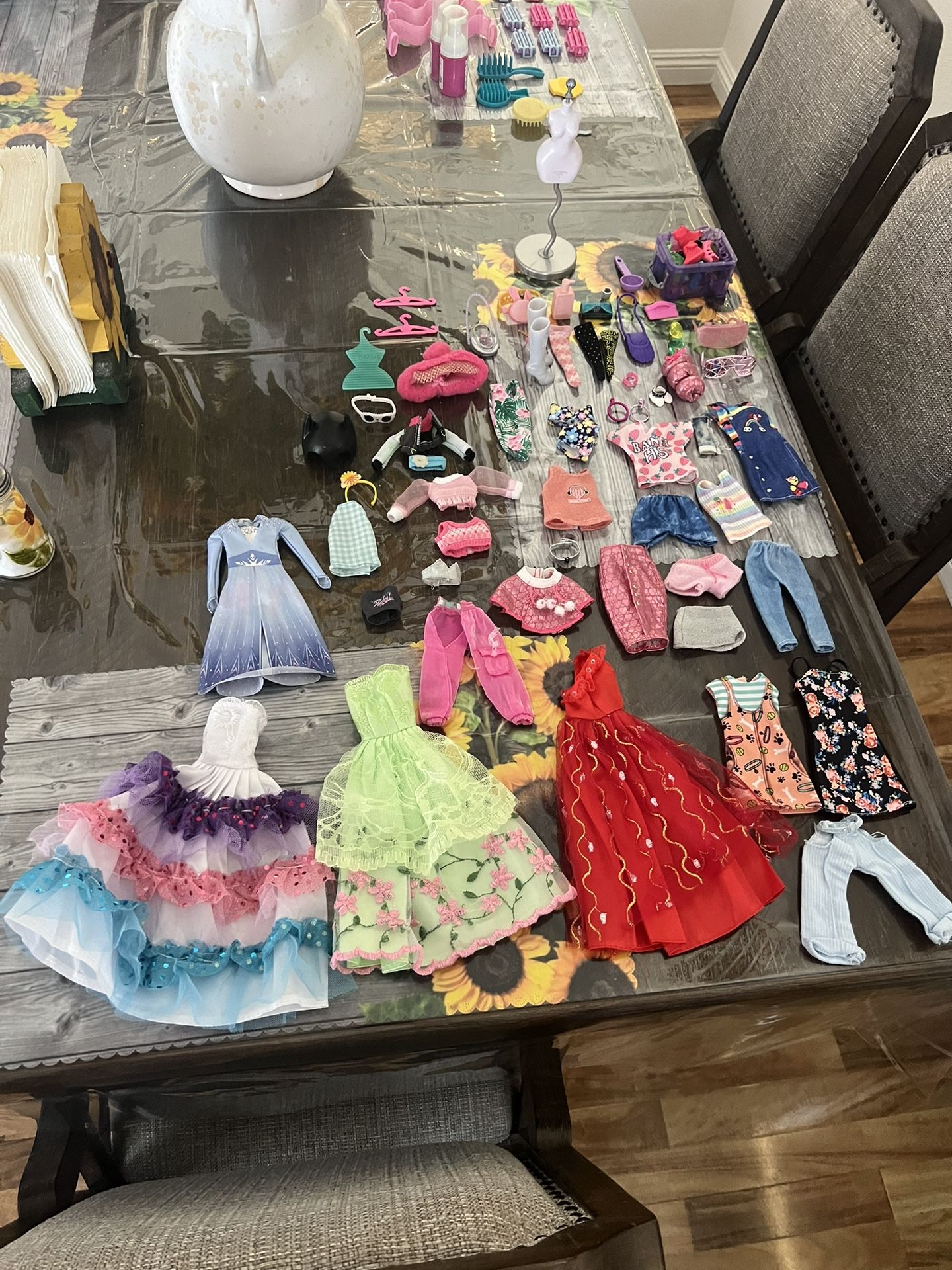 LOL Doll And Barbie Clothing, Hair Products