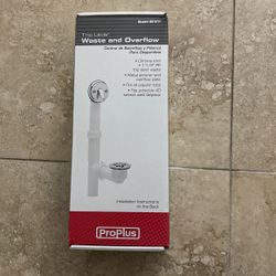 Tub  Trip Lever Waste And Overflow  1 1/2”pp