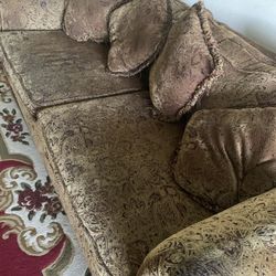 Moving Sale Sofa, Coffee Table, Bed With Drawers 