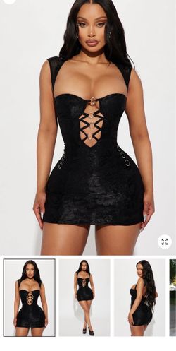 Black Dress fashion nova