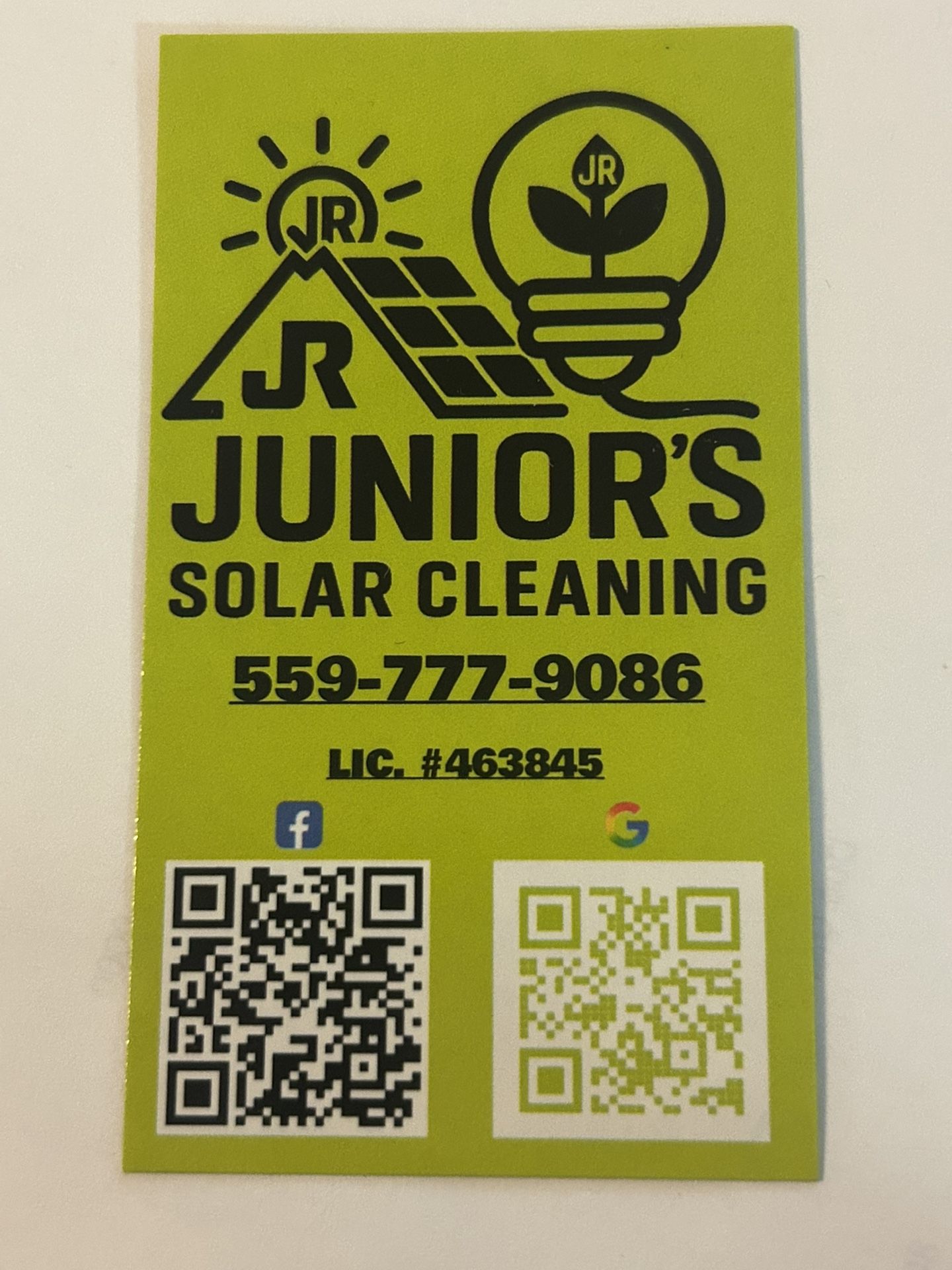 JUNIOR’S SOLAR