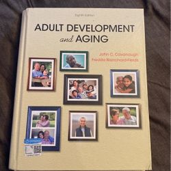 Adult Development And Aging