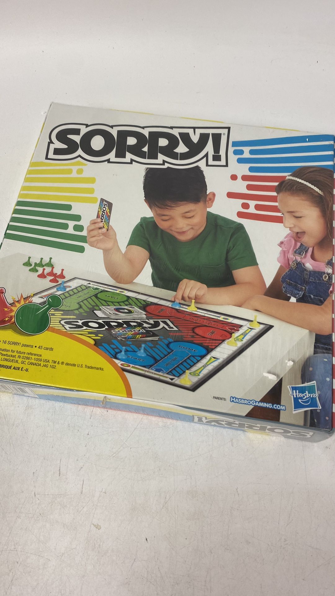 Hasbro Classic Sorry Board Game For Kids Age 6 Plus New Sealed