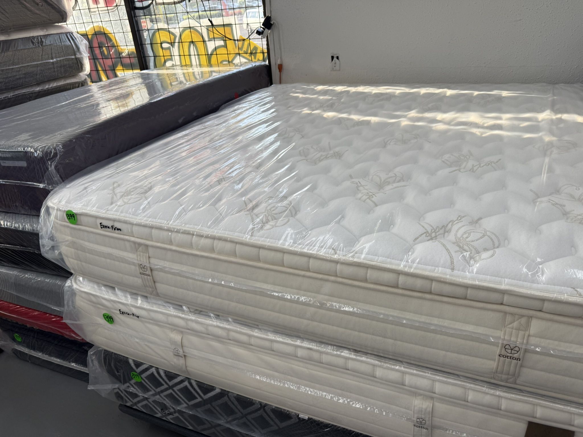 KING SIZE KING KOIL NATURAL COLLECTION (EXTRA-FIRM) MATTRESS & BOX SPRINGS BED SET