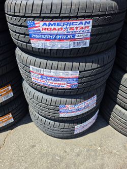 215 45 17 American Tires Con 50,000 millas de Garantía