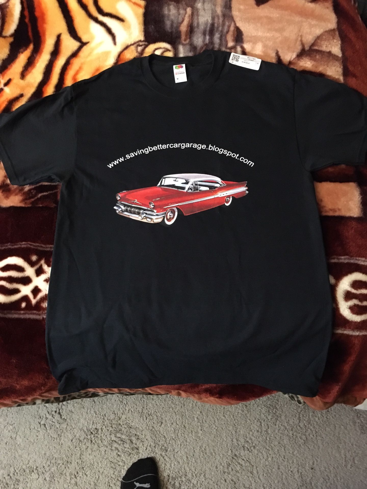 New T Shirt Black Savinbettercargarage
