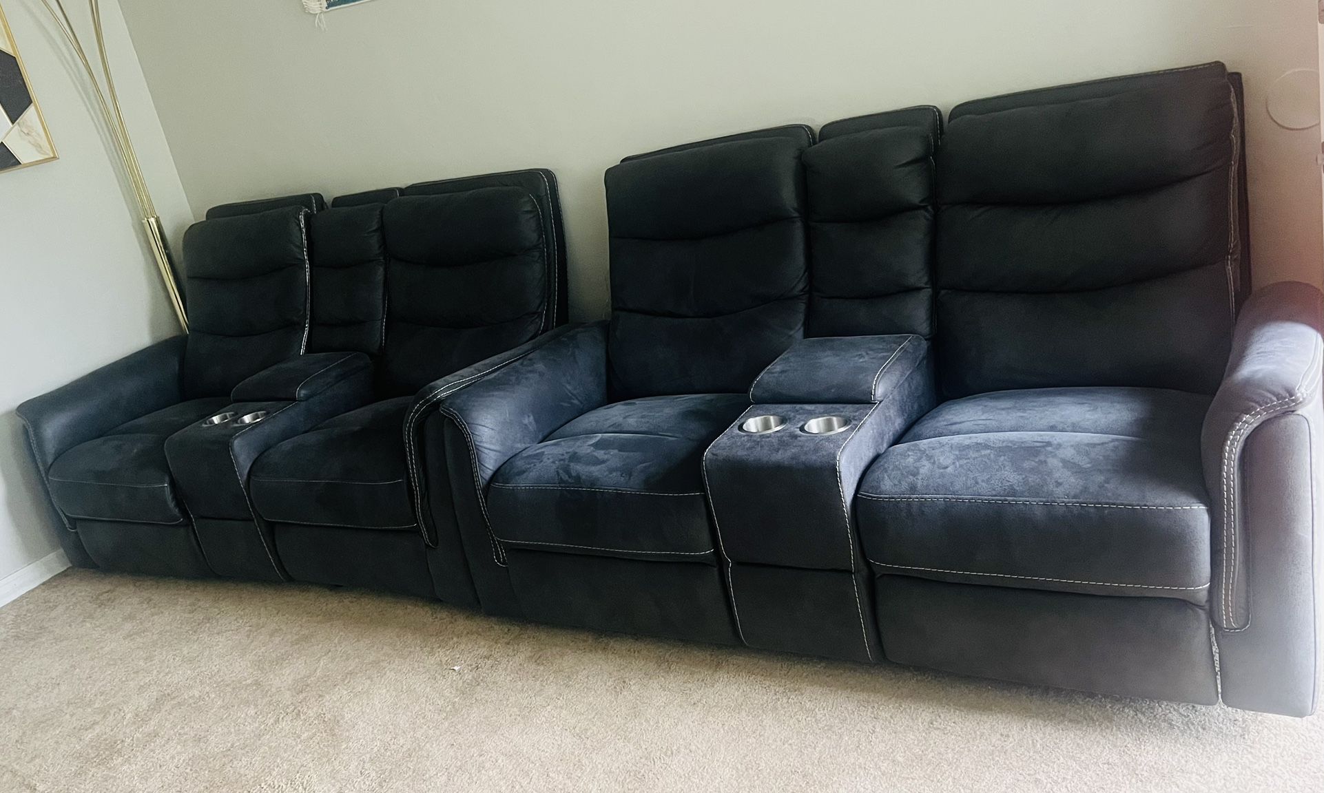 (2) Couch With One Coffee Table 