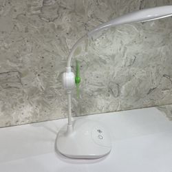Brand New Desk Lamp with Fan Eye Care Table Lamp Touch Control there brightness 2 speed fan