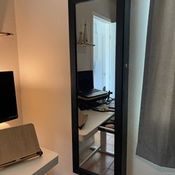 Mirror With Jewelry Cabinet