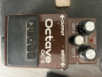 Boss octave pedal oc-2 black label