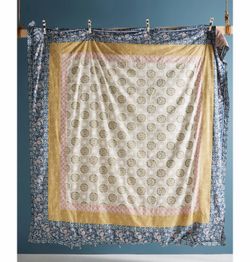Anthropologie Meguro Queen Duvet Cover, ( NO SHAMS)