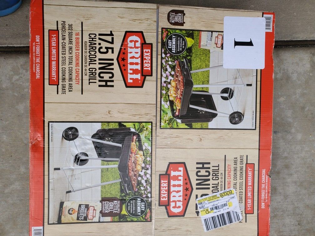 Brand New Expert 17.5 Inch Charcoal Grill