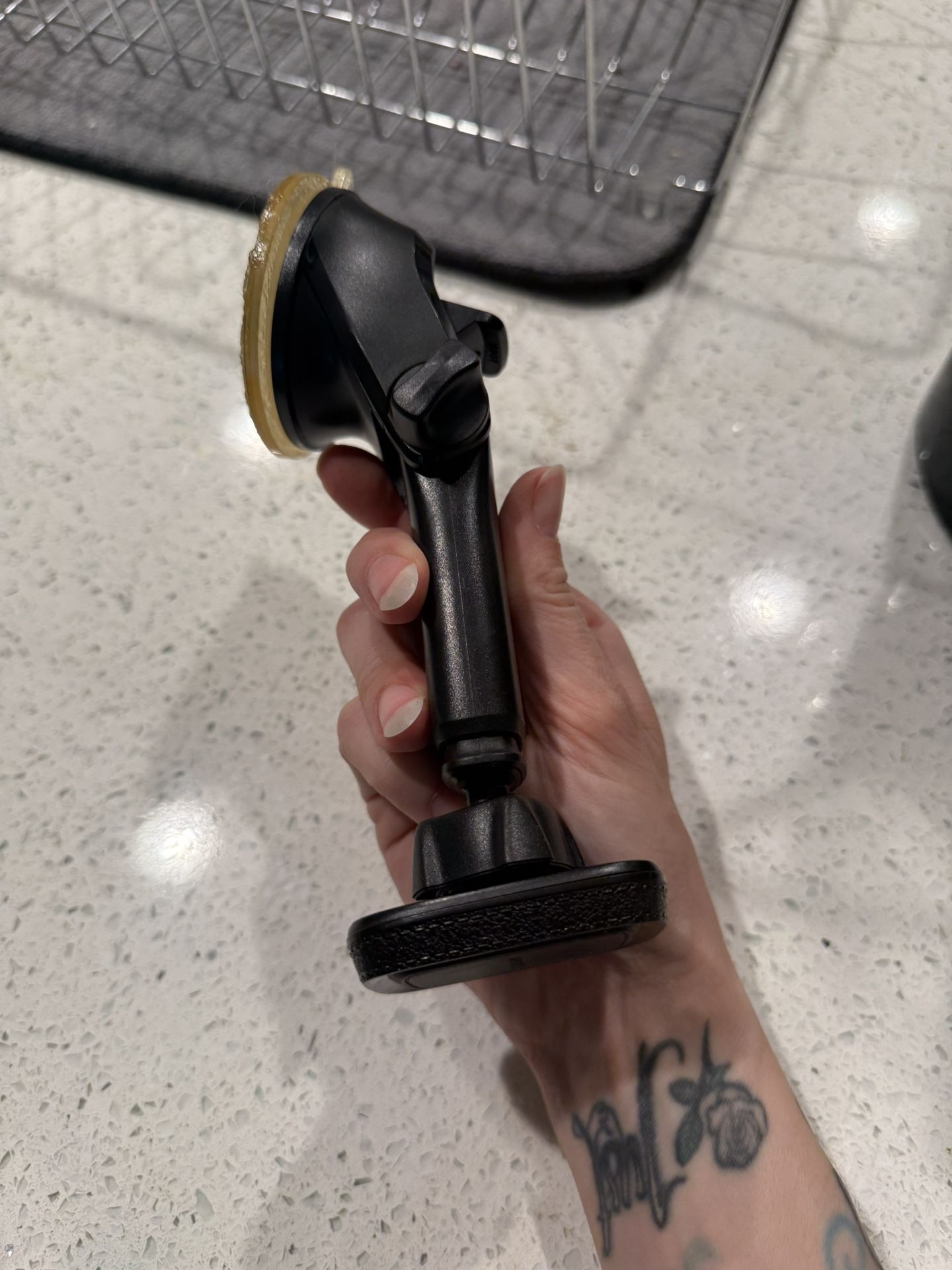 WizGear Magnetic Car Mount with Reusable Adhesive Cup