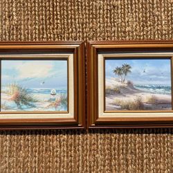 Vintage Seascape Oil Paintings