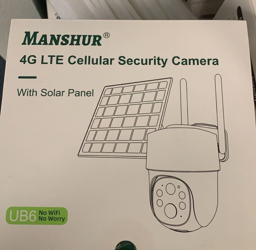 Solar 4G security camera (no need wifi)
