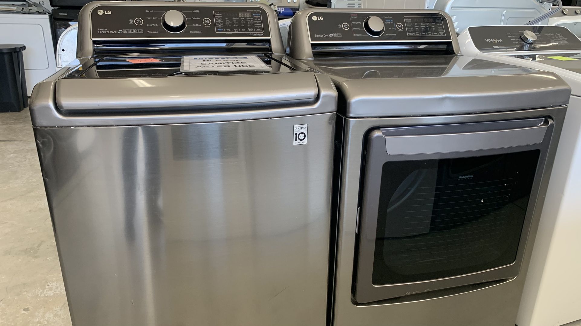 WASHER AND DRYER