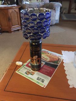 Hand made bud lamp