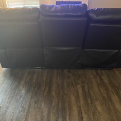 Leather Couch Recliner Brand New $650 (obo)