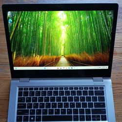 Touchscreen HP EliteBook X360 Laptop Intel Core i5 16 GB RAM 512 GB SSD 1080P LCD Webcam HDMI USB C Port Wi-Fi & BT Wireless Windows 11 Professional 