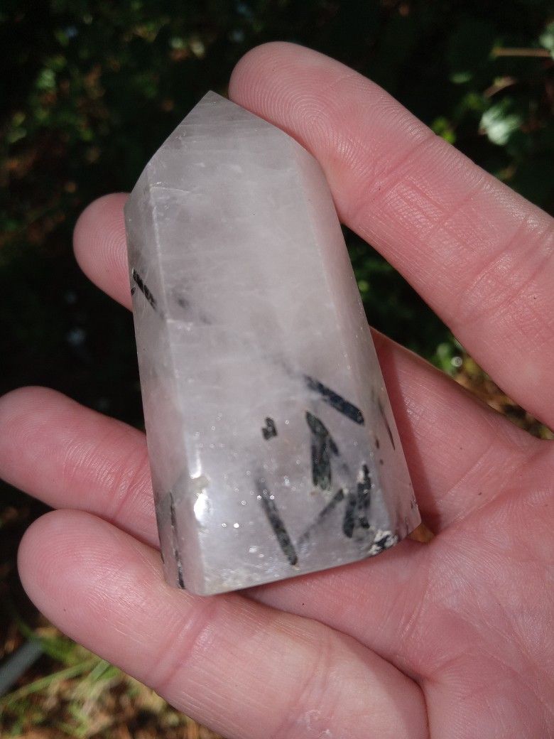 Tourmaline Quartz Crystal Tower