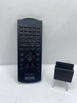 PS2 Remote Control Sony Authentic w/ Receiver Dongle Tested Working