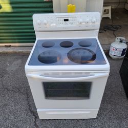 Electric Stove White 30 Wide 