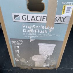 GB DUAL FLUSH RD 2PC WH TLT 
