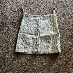 Floral Mini Skirt