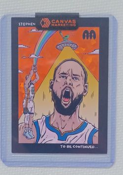 2025 CANVAS MARKETING STEPHEN CURRY CARD 92 OF 200
