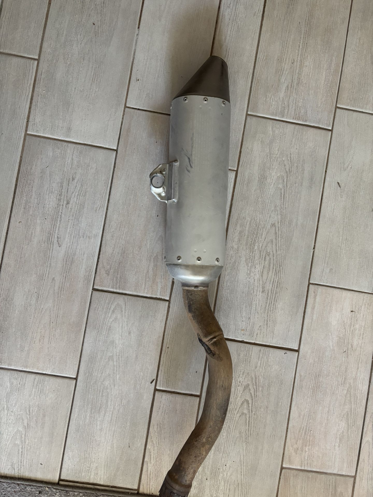 08 YZ 250 exhaust pipe muffler