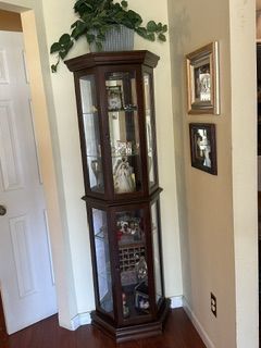 Wooden Curio Cabinet $150 OBO