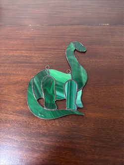 Glass Dinosaur Decor