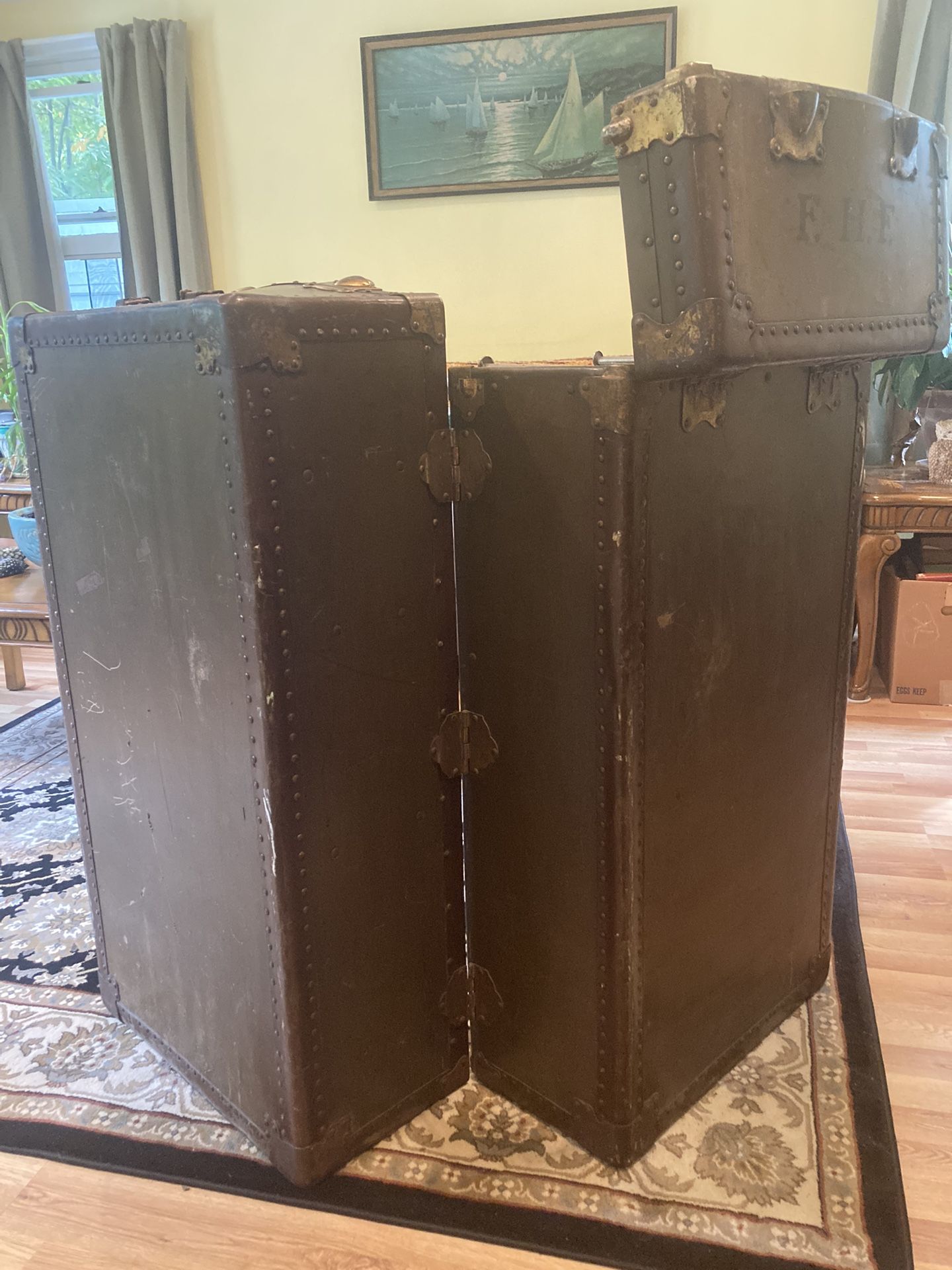 Antique Wonderrobe wardrobe trunk