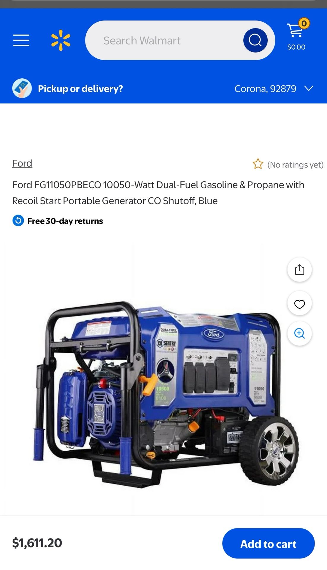Dual Fuel Generator