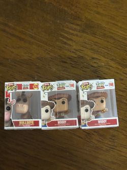 Toy Story Itty Bitty Funko Pop - Bullseye - Woody (2) $4 Each