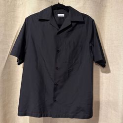 Men’s Burberry Cotton Silk Short Sleeve Button up