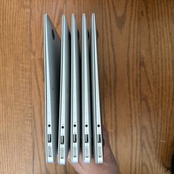 Lot of 5pc MacBook Air 13 2017 A1466/8GB RAM/128GB SSD/Fully Functional