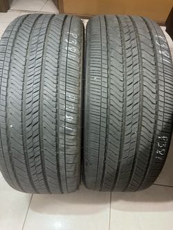 285/40/24. Two used Bridgestone tires please read description great