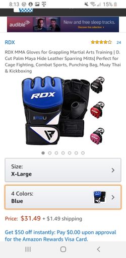 RDX MMA Muay Thai kickboxing gloves 20.00