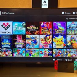 Nintendo Switch With Games 