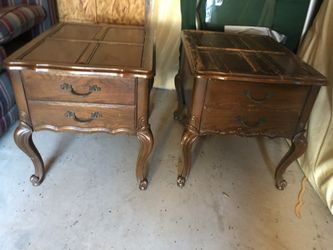 Two antique nightstand
