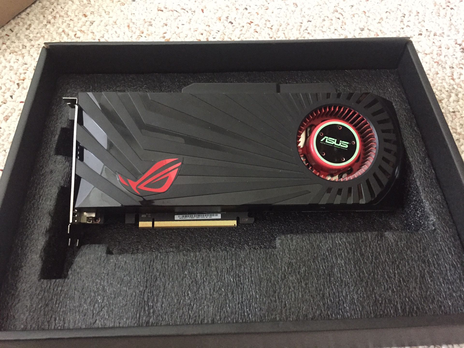 Asus Matrix 5820 Radeon video card, used, in excellent condition