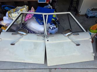 Rare complete 1966 ford bronco original oem doors with door panels, glass, etc