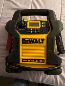 Used Peak Amp Portable Jump Starter with Digital Compressor and USB Power Bank