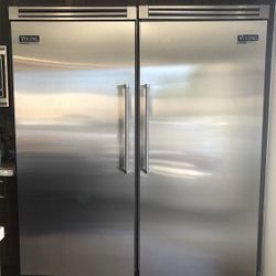  72” Stainless Steel All Refrigerator All Freezer Columns For Sale Super Clean!!!