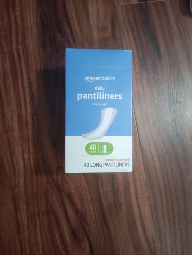 New Box 40 Long Pantyliners $5