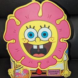 Nickelodeon x Loungefly SPONGEBOB Pink Flower Face Mini Backpack New With Tags