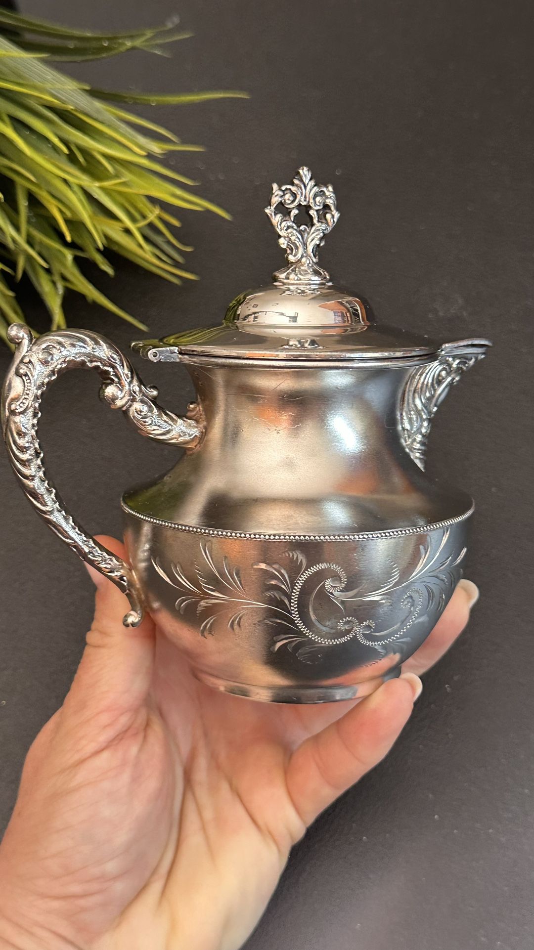 Ornate Silver plated Serveware Teapot