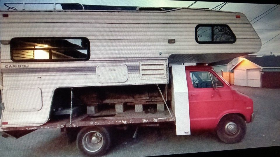 1991 Caribou Camper, Camper Only Not The Flatbed.. I AM ALSO OPEN FOR TRADES, For A Cargo Van Inline 6 Cylinder Or A Subaru Station Wagon